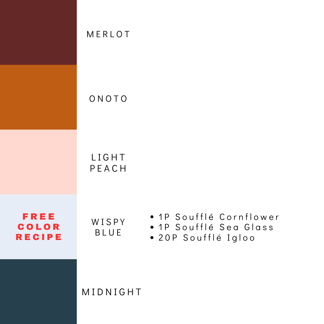 Color Recipe - Cocoa Kiss Palette