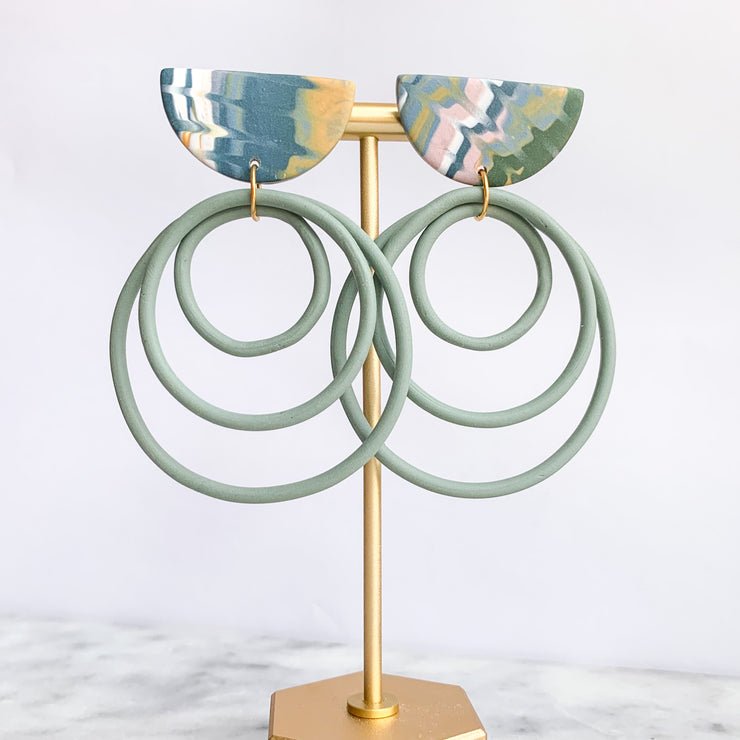 Tie-dye Hoops